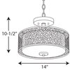 Progress Lighting Mingle LED Collection 14" Semi-Flush Mount P2320-0930K9